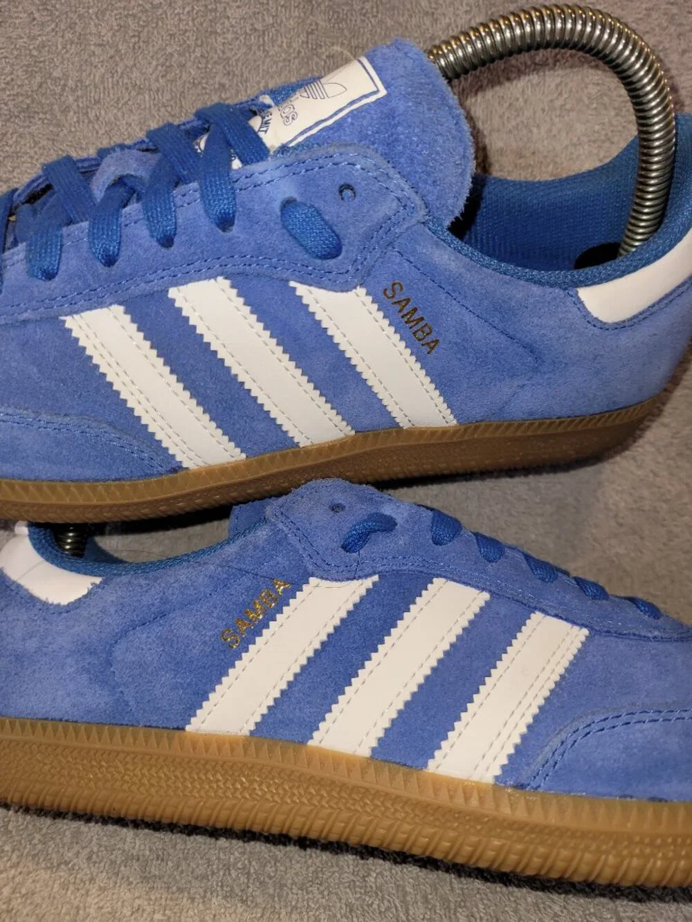 Adidas Originals Samba ADV Blue Bird Off White Tan Gum x JP5719 Men's Size 7